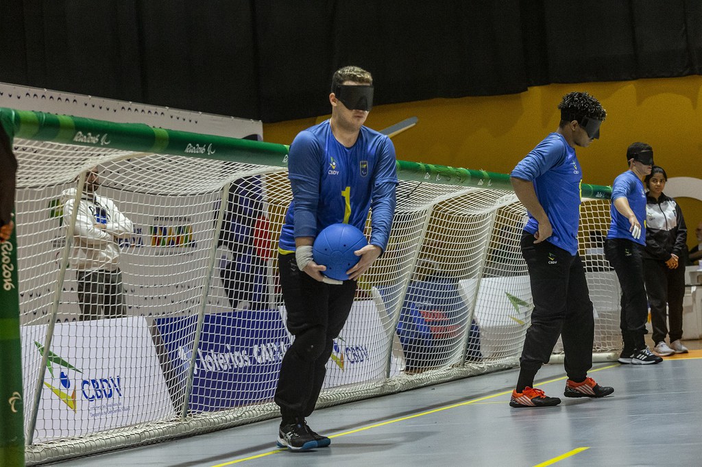 Brasil classifica meninas e meninos para semifinais do Mundial de Goalball Brasil classifica meninas e meninos para semifinais do Mundial de Goalball