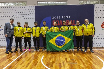 Brasil é bronze com os rapazes no Mundial de Jovens de Goalball