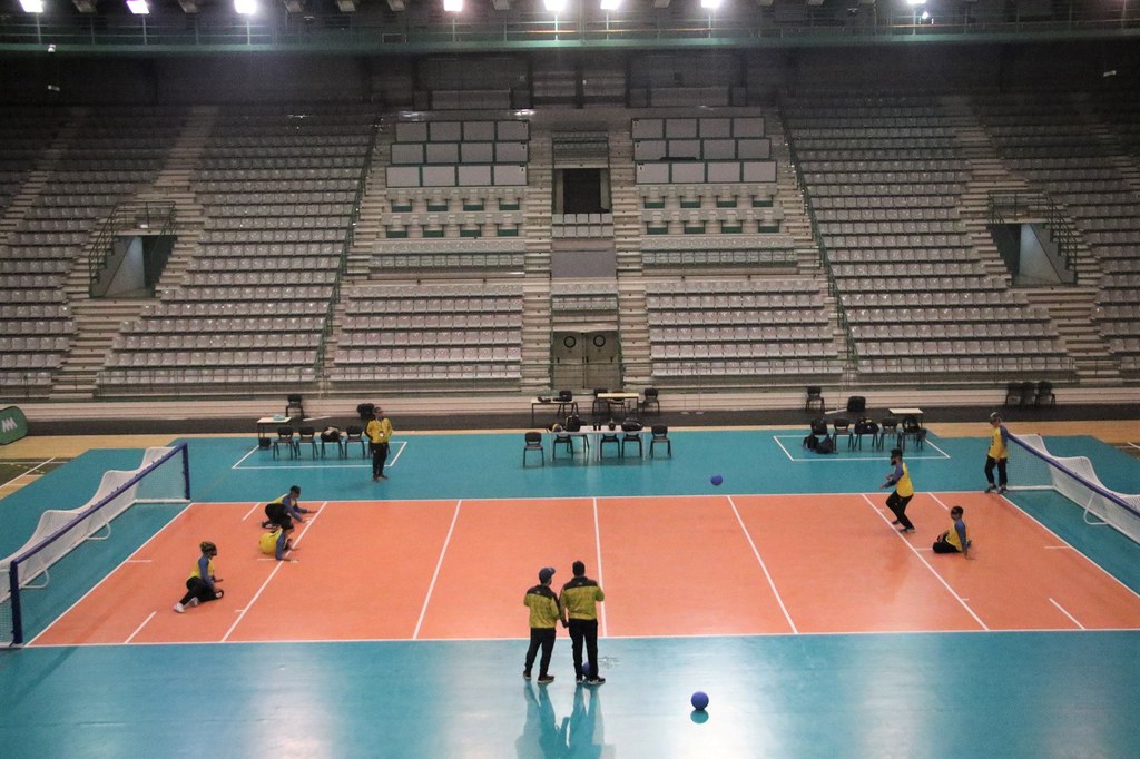 Brasil faz primeiro treino nas quadras do Mundial de Goalball Brasil faz primeiro treino nas quadras do Mundial de Goalball