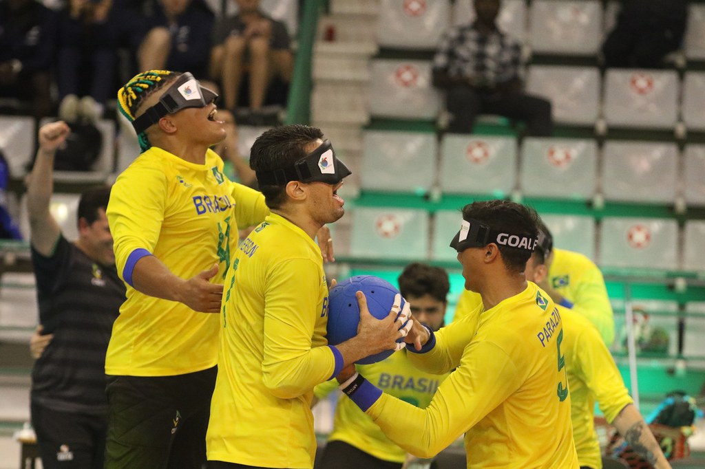 Brasil vence a China e é o primeiro tri mundial da história do goalball Brasil vence a China e é o primeiro tri mundial da história do goalball