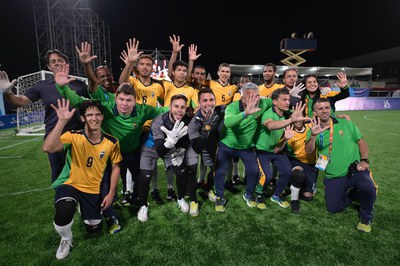 Brasil vence a Colômbia na final do Parapan e é penta no futebol de cegos