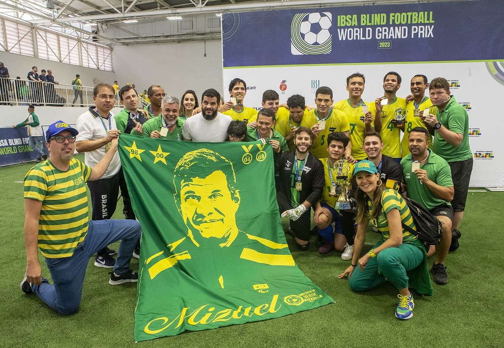 Brasil é bicampeão de Grand Prix Internacional de futebol de cegos - ABC  Agora