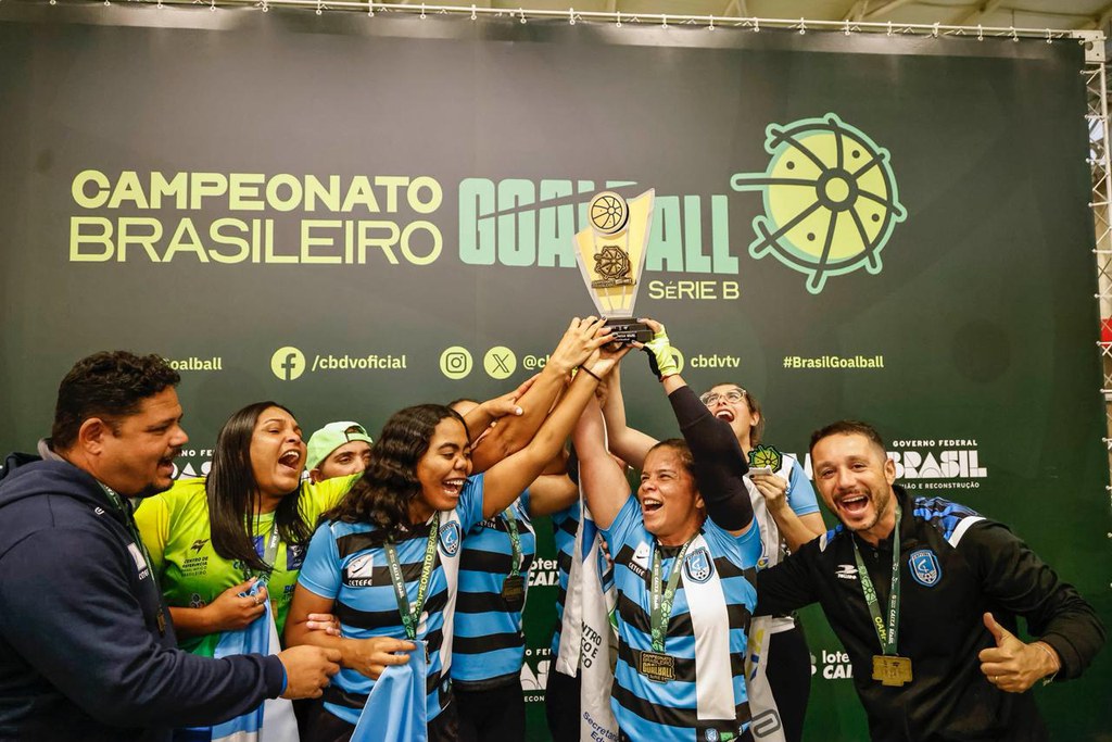 CAPITAL CETEFE é campeão da Série B e retorna à elite do goalball