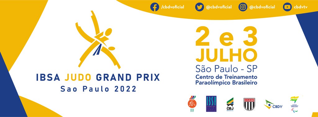 CBDV abre credenciamento de imprensa para Grand Prix de Judô da IBSA CBDV abre credenciamento de imprensa para Grand Prix de Judô da IBSA