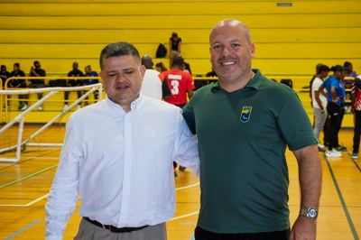Helder Maciel e Luis Felipe ministraram palestra sobre esporte, direitos e inclusão