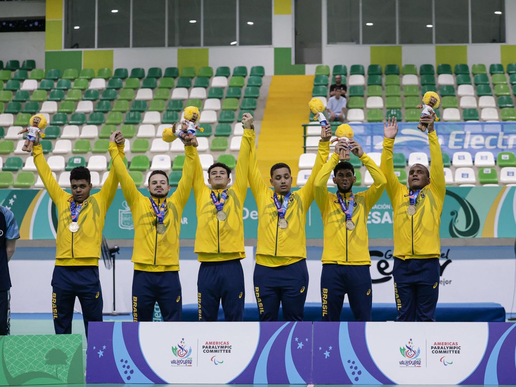 Dobradinha de ouro: Seleção Brasileira de base de goalball brilha em Valledupar