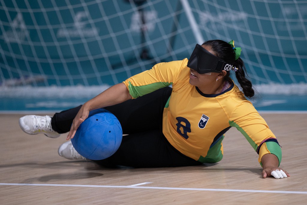 Goalball define confrontos das quartas de final do Parapan nesta terça