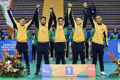 Goalball do Brasil conquista ouro e bronze no Parapan de Jovens