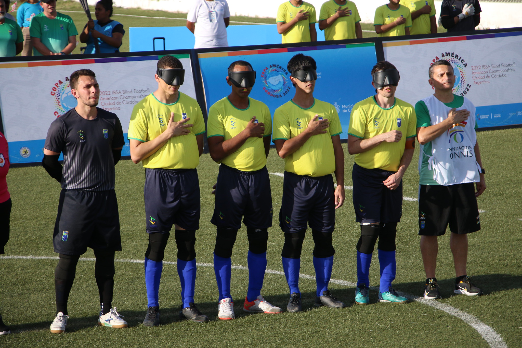 Jogadores Da Seleção Nacional De Futebol Espanha Antes Do Tiroteio