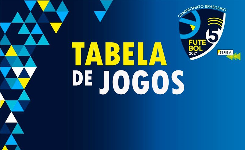 A tabela tá on: confira datas e horários do Brasileiro de futebol de 5