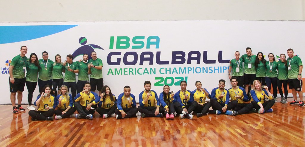 América do Brasil: dobradinha inédita coroa campanhas perfeitas das Seleções de goalball