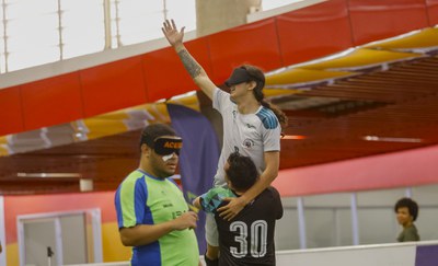 Atraídos pelo futebol de cegos brasileiro, estrangeiros se destacam na Série B