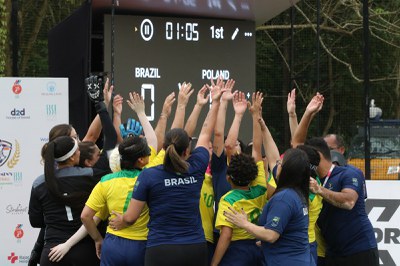 Estreante em competições oficiais, Seleção Brasileira de futebol de cegas garante lugar entre as quatro melhores do planeta