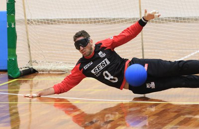 Brasileiro de goalball começa recheado de gols e vitórias de favoritos