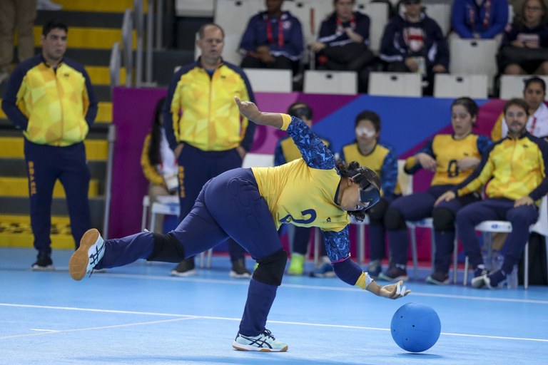 Caminhada do goalball no Parapan-Americano começa com vitórias Caminhada do goalball no Parapan-Americano começa com vitórias