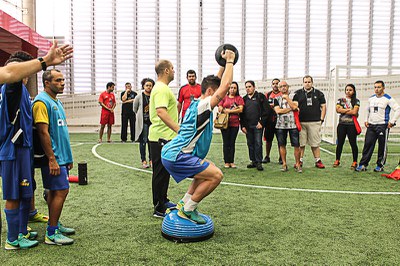 CBDV e CPB realizam I Curso Internacional de Futebol de 5 no CT Paralímpico