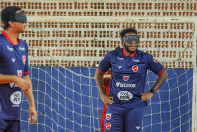 Chegada do VILA NOVA ao futebol de cegos é atração do Regional Centro-Norte