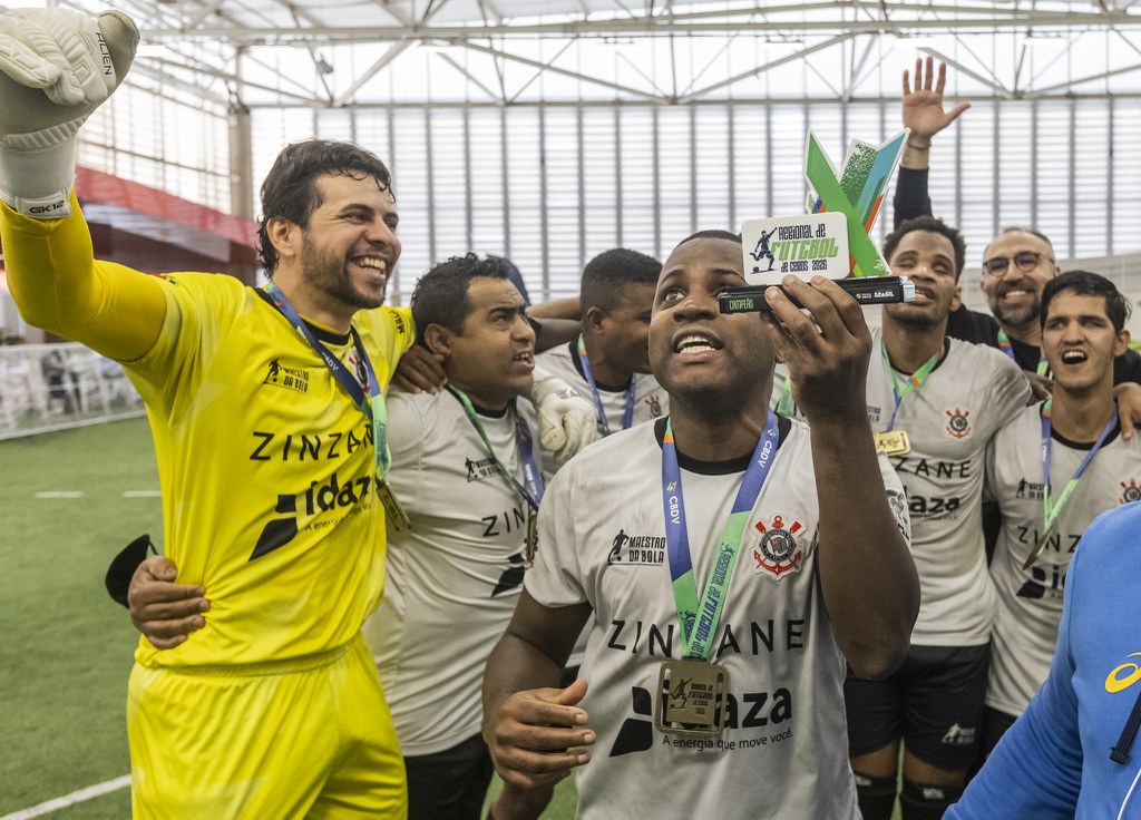 CORINTHIANS bate AGAFUC e conquista seu primeiro título no futebol de cegos CORINTHIANS bate AGAFUC e conquista seu primeiro título no futebol de cegos