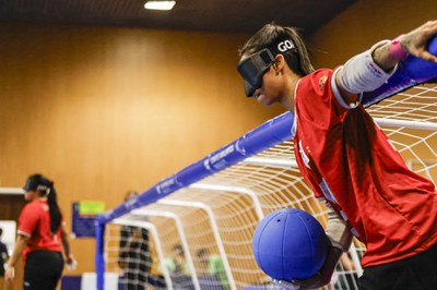 Craque do futebol de cegas se destaca na Série B do Brasileiro de goalball