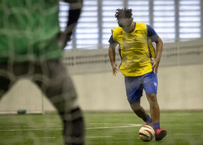 Futuro do fut5 brasileiro, Jardiel vive sonho paralímpico ao lado dos ídolos