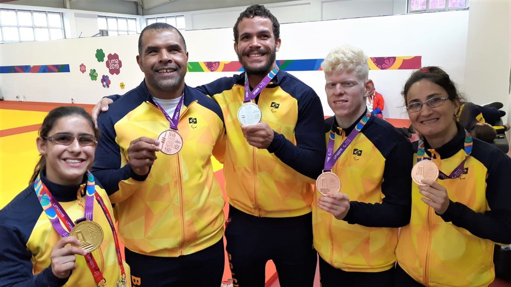 Judô brasileiro começa o Parapan com cinco medalhas no peito