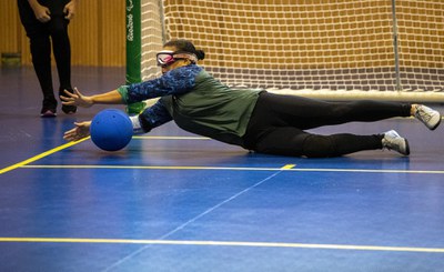 Novata da Seleção de goalball, Kátia volta a sonhar graças à bola azul