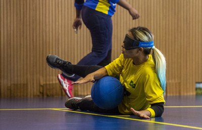 Segunda fase de treinos do fut5 e goalball começa em ritmo intenso