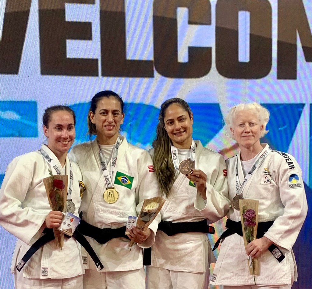 Seleção Brasileira de judô paralímpico ganha um ouro e um bronze no Egito