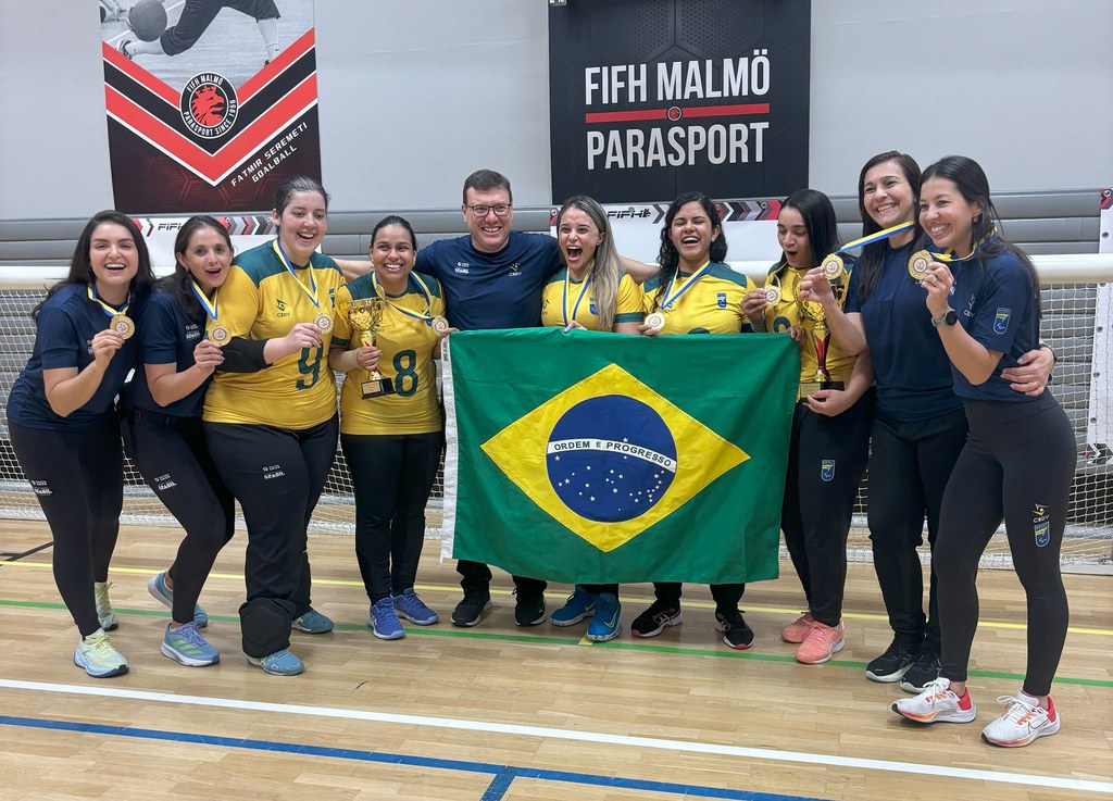 Seleção Brasileira feminina de goalball ganha a Malmö Cup pela 1ª vez
