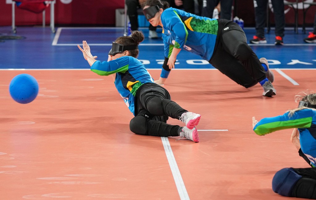 Seleção feminina de goalball arranca empate emocionante contra o Japão