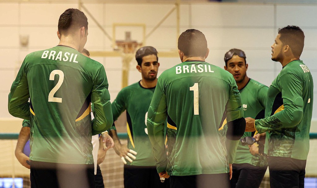 Seleção masculina de goalball estreia como o time a ser batido em Tóquio