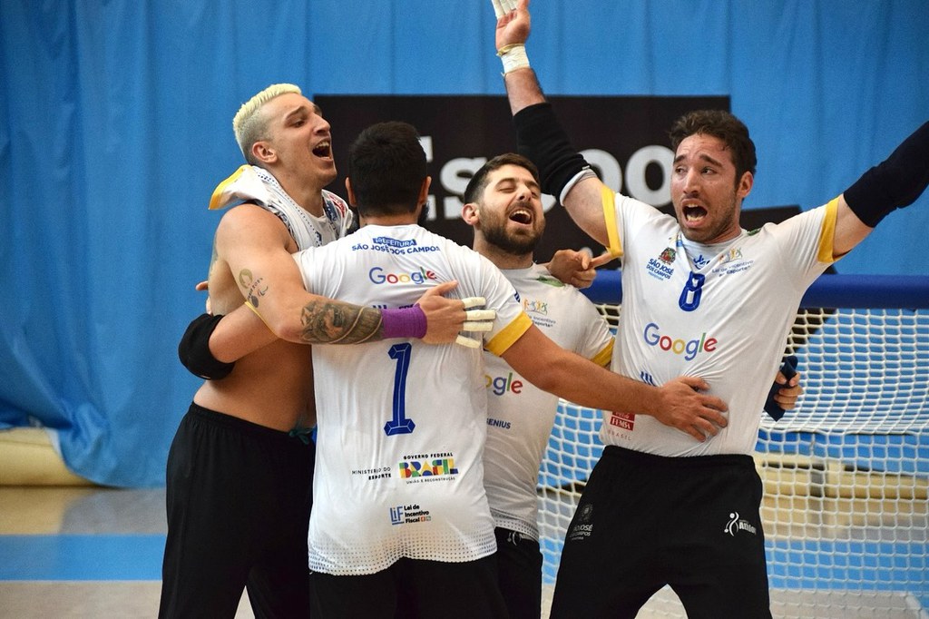 Times brasileiros vencem o Mundial de Clubes de goalball, na Finlândia