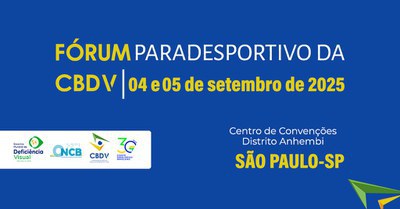 Inscrições para Fórum Paradesportivo da CBDV se encerram em uma semana