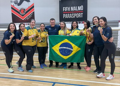 Seleção feminina de goalball ganha a Malmö Cup pela 1ª vez