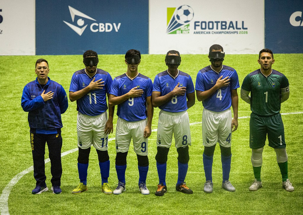 SporTV transmitirá semifinais da Copa América de futebol de cegos nesta quinta (10)