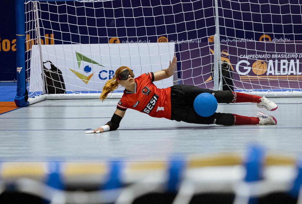 Semifinais da Série A do Brasileiro de goalball agitam CT Paralímpico nesta segunda