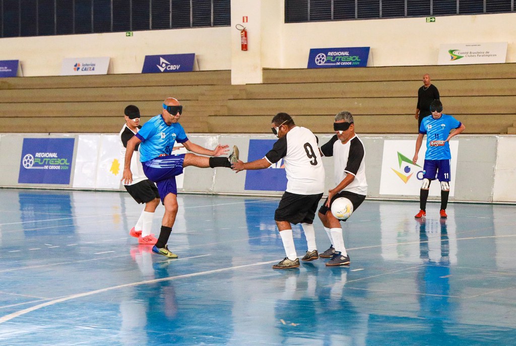 Regional Centro-Norte de Futebol de Cegos tem início com vitórias de AMC e Vila Nova/Acelgo