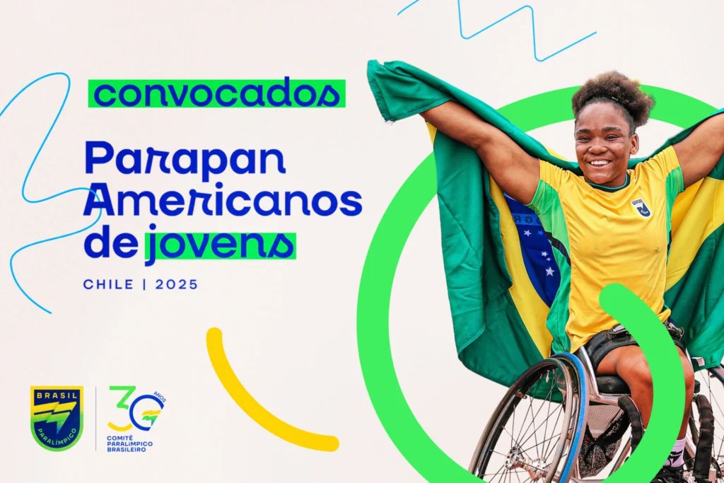 Trinta atletas da CBDV são convocados para o Parapan de Jovens do Chile