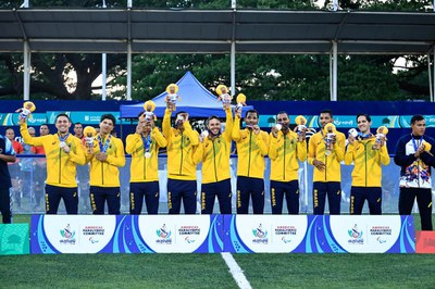Brasil vence Argentina e conquista ouro nos Jogos Parasul-Americanos