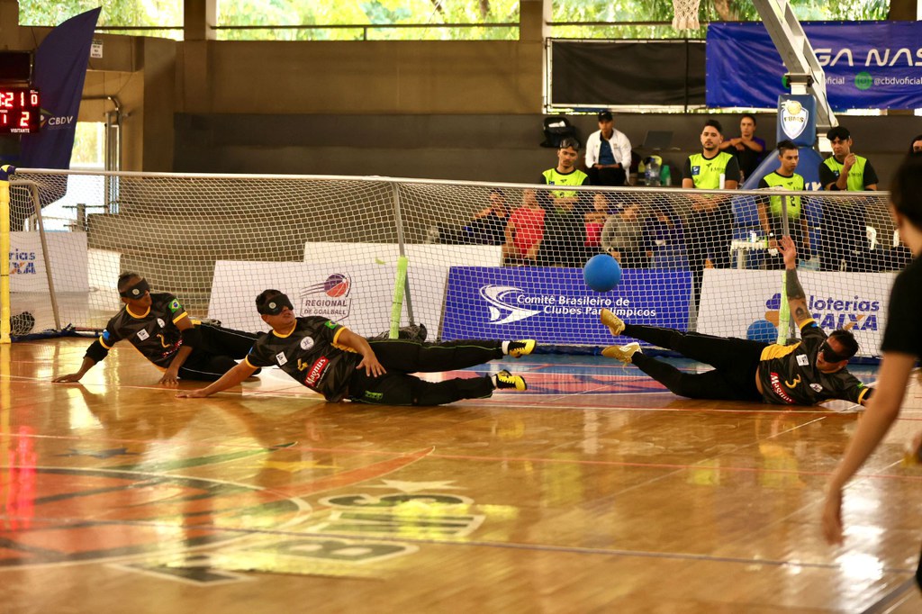 Regional Centro-Norte de Goalball começa com grandes goleadas