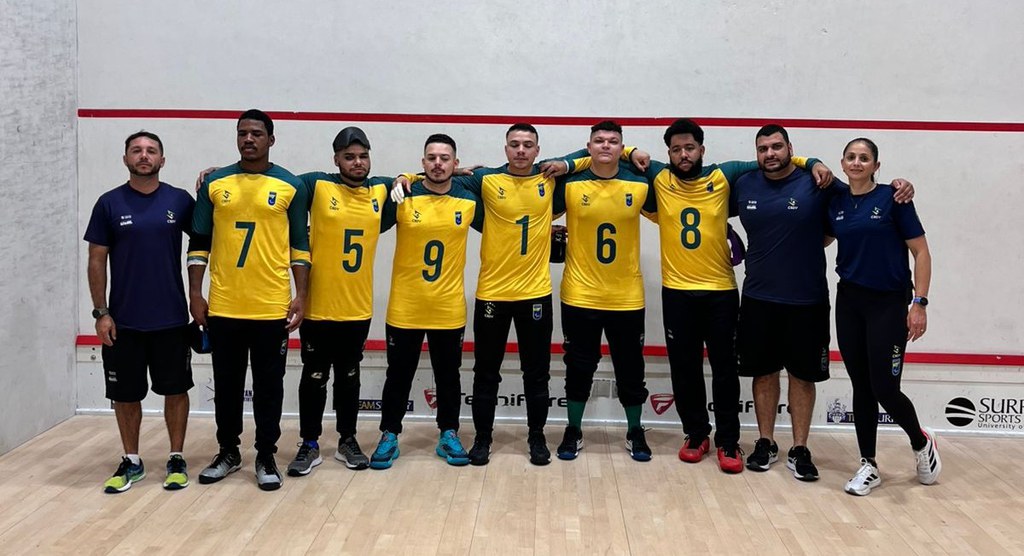 Seleção de Base masculina disputa ouro no Goalball UK International Trophy neste domingo Seleção de Base masculina disputa ouro no Goalball UK International Trophy neste domingo