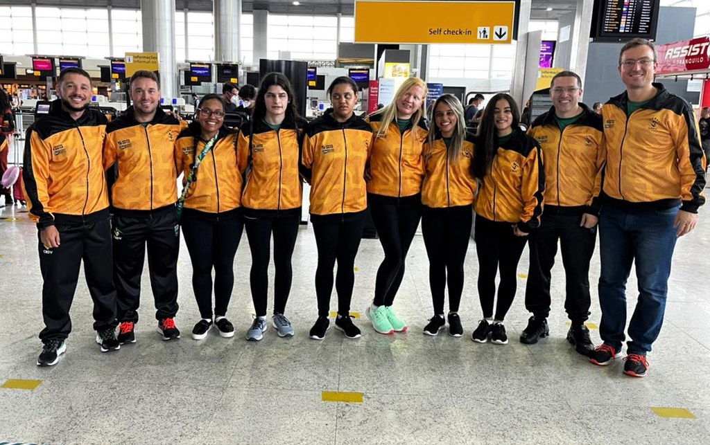 Seleção de goalball embarca para a Suécia com lição de casa pronta