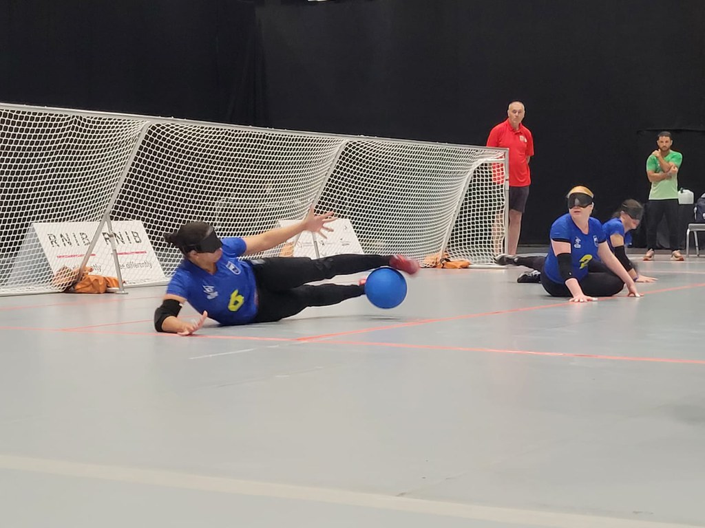 Seleção feminina de goalball avança como líder e pega britânicas nas quartas