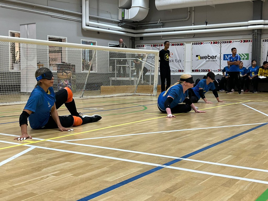 Seleção feminina de goalball encara a Turquia na semifinal da Copa Malmö