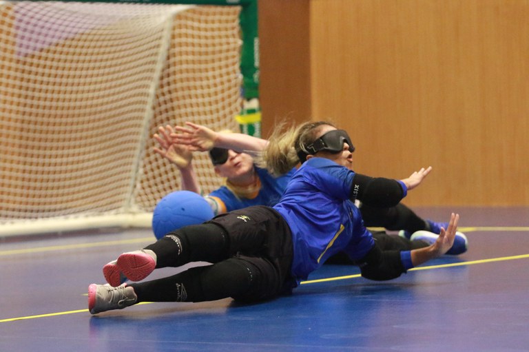 Seleção feminina de goalball se prepara antes de viagem à Suécia