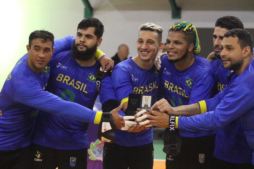 Seleção masculina garante vaga nas quartas do Mundial de Goalball