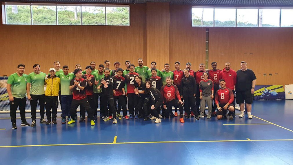 Seleções de goalball de Canadá e Japão fazem intercâmbio com Brasil no CT