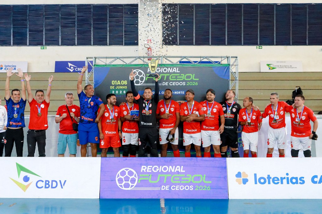Vila Nova/Acelgo conquista o tricampeonato do Regional Centro-Norte de Futebol de Cegos